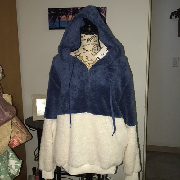LONGYUAN 3 QUARTER ZIP SHERPA HODDIE - Picture 2 of 11